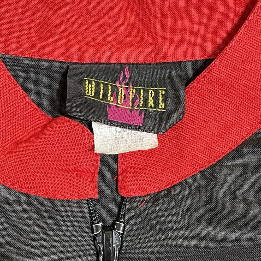 Vintage Jacket Western Cropped Cowboy Rodeo Cowgirl Embroidered 90s Country‎ L *
